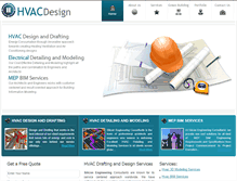Tablet Screenshot of hvacdesigndrafting.com